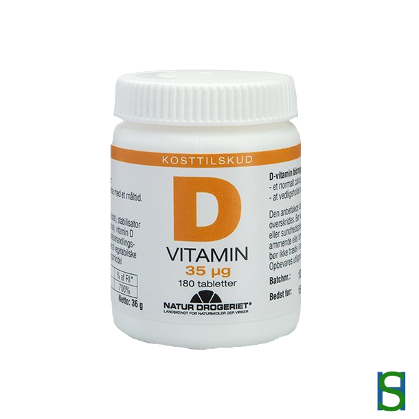 Natur-drogeriet D3-vitamin 35 mcg 180 tab.