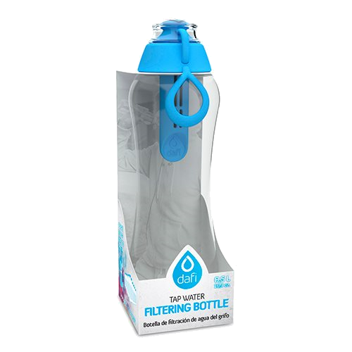 Drikkeflaske Dafi Filterflaske 0,5l Blå