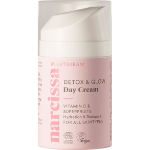 Narcissa by Urtekram Detox og Glow Day Cream, 50 ml