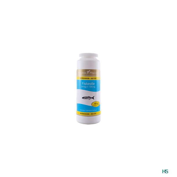 Fitness Pharma Fiskeolie 500 mg 360 stk