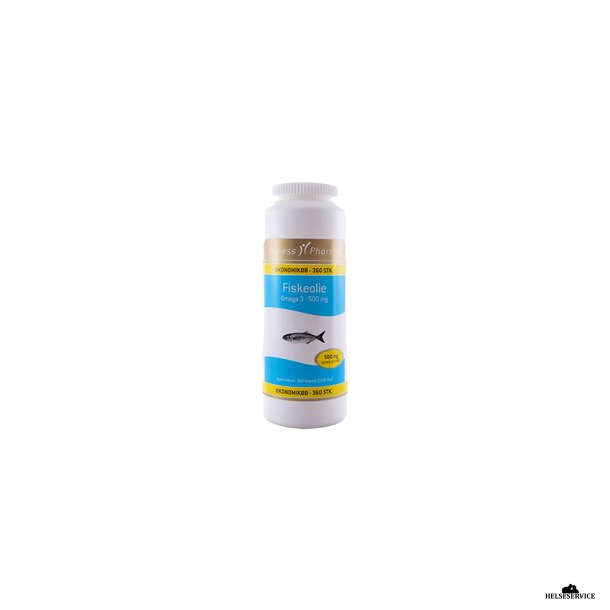 Fitness Pharma Fiskeolie 500 mg (360 stk)