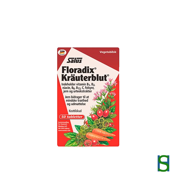 Floradix Kruterblut Urte-jern tabletter  50 stk.
