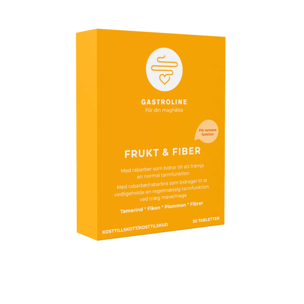 Gastroline Frugt &amp; Fiber 30 tabl.