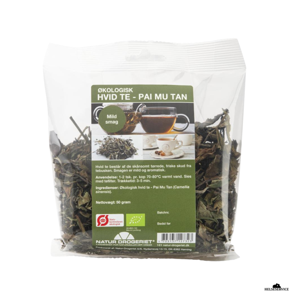 Natur Drogeriet Hvid te - Pai Mu Tan 50 g ko