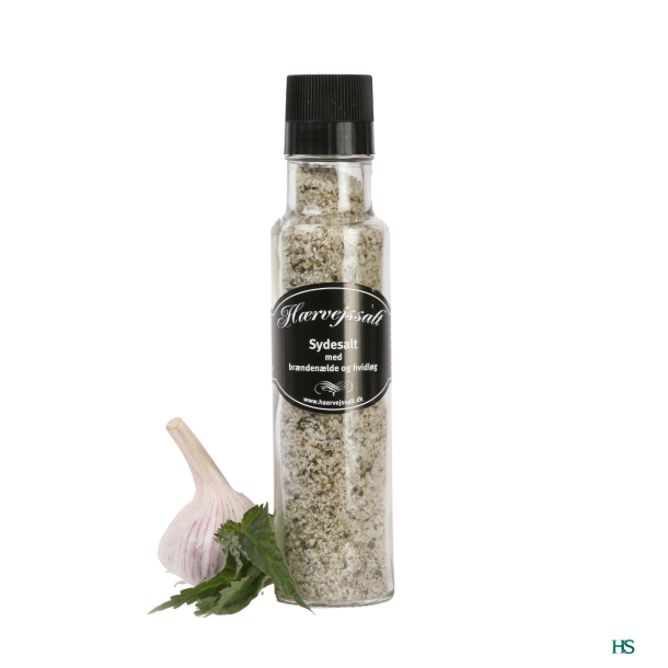 Sydesalt med brndenlde og hvidlg i kvrn
