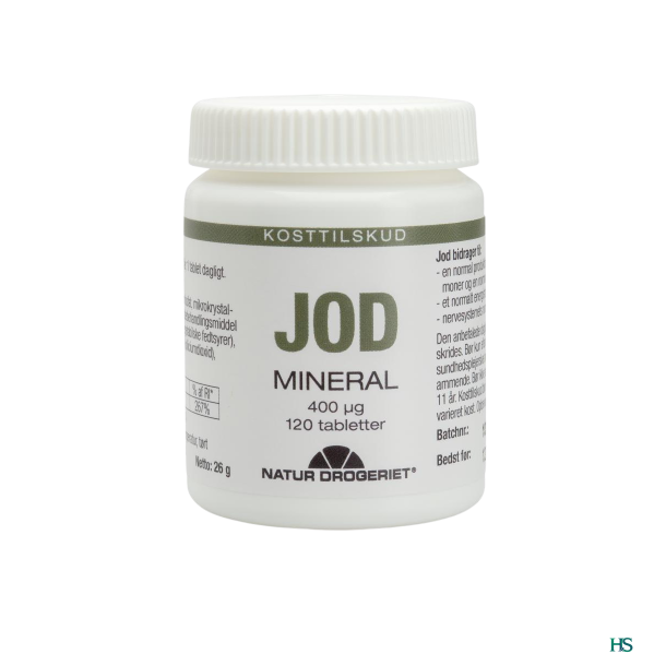Natur Drogeriet Jod tabletter 400 g 120 stk