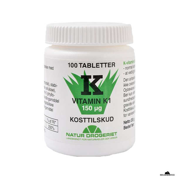 Natur Drogeriet K1-vitamin 150 mcg 100 tab