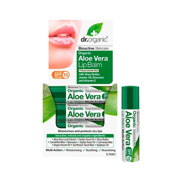 Dr. Organic Aloe Vera Lip balm 5,7 ml