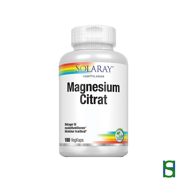 Solaray Magnesium Citrat 180 kap