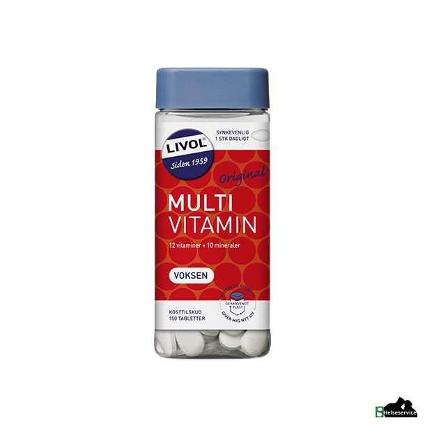 Livol Multivitamin voksne 150 tab.