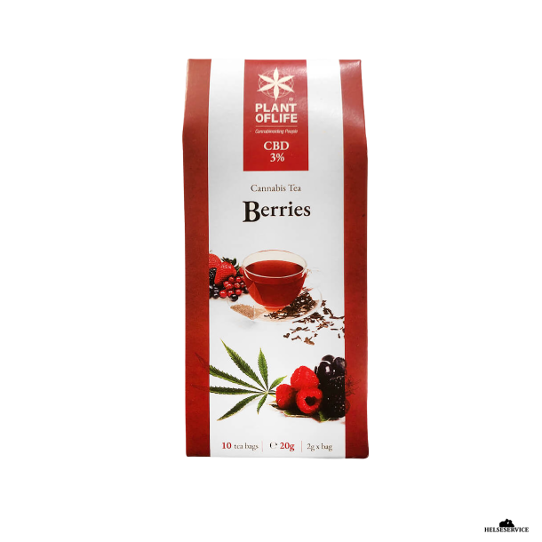 Plant of Life 2.5%-3% CBD Tea Berries 10 bags