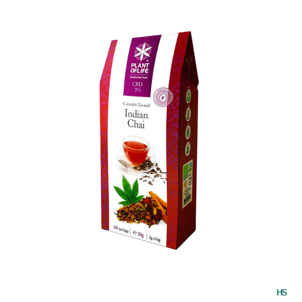 Plant of Life 3% CBD Tea Indian Chai 10 bags