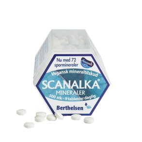 Berthelsen Scanalka Mineraler 500 tab.