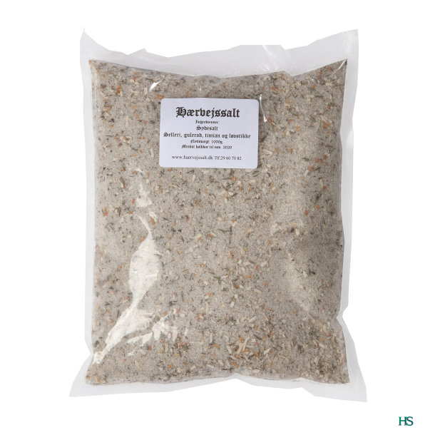 Sydesalt 1 kg. m. lvstikke, selleri, timian og gulerdder