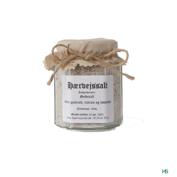 Sydesalt m. selleri, gulerod, lvstikke og timian 160g i glas