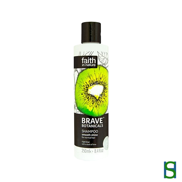 Faith in Nature Shampoo kiwi &amp; lime - Brave Botanicals Smooth Shine 250ml