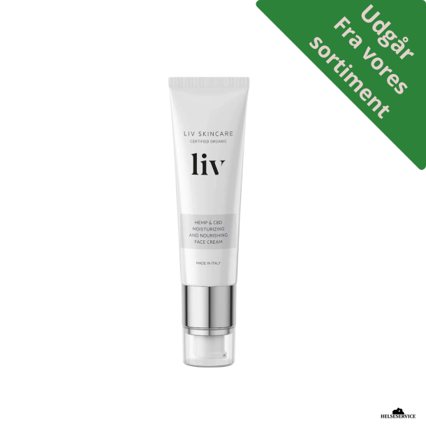 Liv skincare, Fugtgivende CBD Ansigtscreme, ko. 50ml