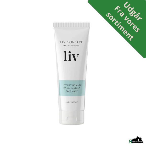 Liv skincare, ensartende CBD fugtmaske, kologisk