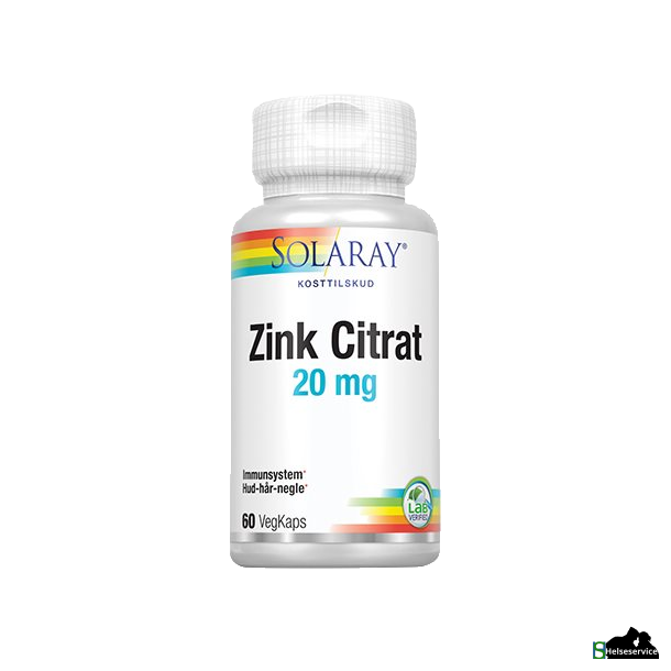 Solaray Zink Citrat 20 mg