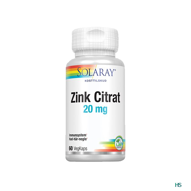 Solaray Zink Citrat 20 mg