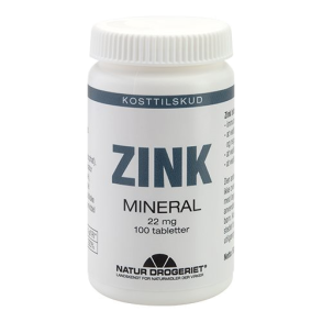 Natur Drogeriet Zink 22 mg 100 tab.