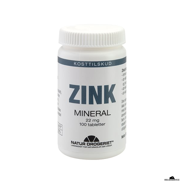 Natur Drogeriet Zink 100 tab.
