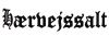 H�rvejssalt
